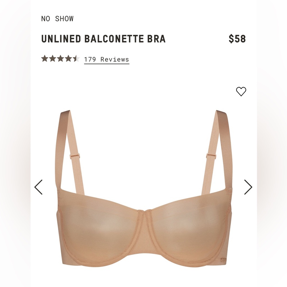 SKIMS BNWT Bra - Ochre 36D
